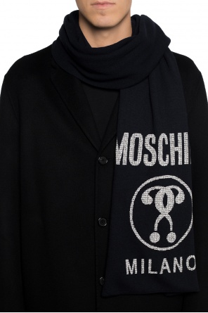 Logo-printed scarf, zdjęcie 2 Logo-printed scarf od Moschino
